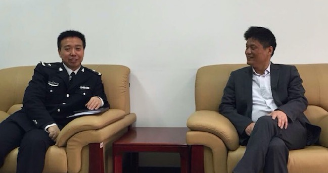 国家渔业船舶检验局李昌建局长亲切会见诺亚体育互联董事长杨冰之、总经理郑爱军一行